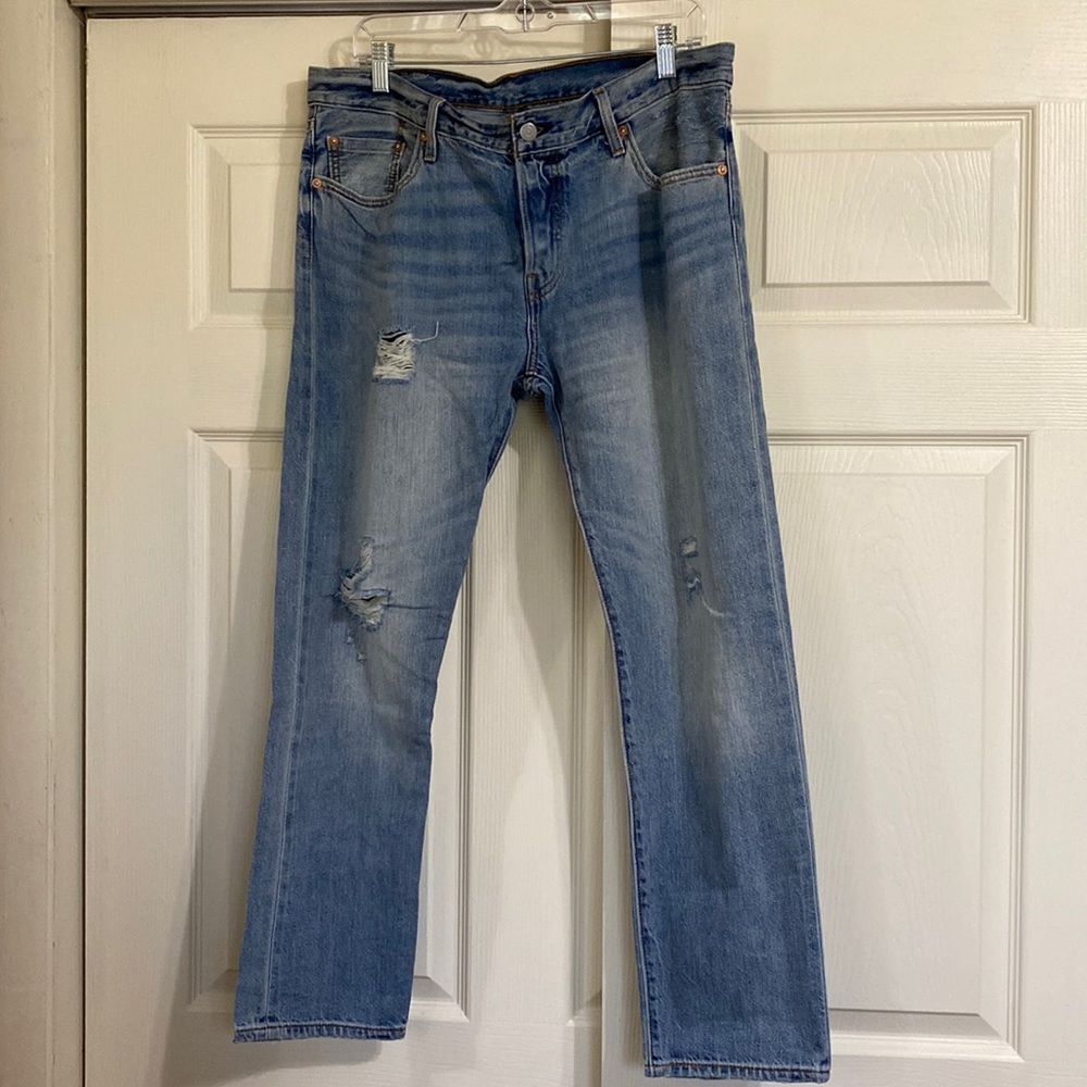 Levi’s 501 white oak cone denim